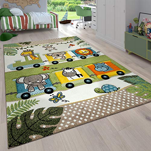 Tapete Infantil LIRAGRAM ESPAÑOL Verde (200 x 290 cm) Paco Home - Tapetes - verde, 200x290 cm