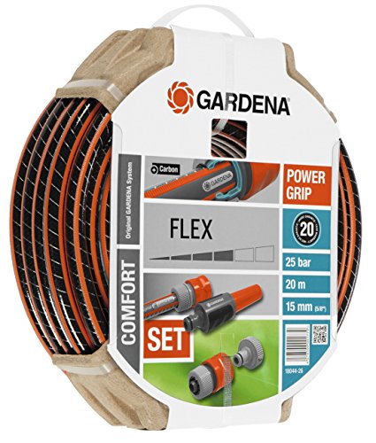 Mangueira GARDENA 18044-26 (20m - Preto) Gardena - Mangueiras de jardim - 20m, 15cm, preto, elastano