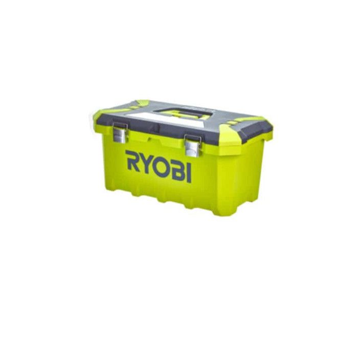 Caixa de Ferramentas RYOBI 49cm, 33L, Metal Ryobi - Caixas de ferramentas - 33l, metal, 49cm, fecho pega
