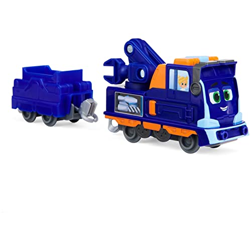 Mighty Express Push & Go Train Set with Cargo Car Spin Master - Brinquedos - train, cargo car, mechanic, tool box, figures