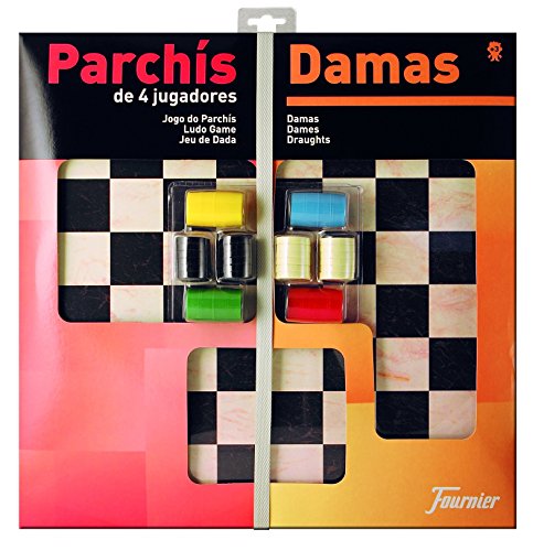 Jogo de tabuleiro Fournier 400x400cm (4 anos) Fournier - Jogos de tabuleiro - parchis, damas, jogo em 1, exterior