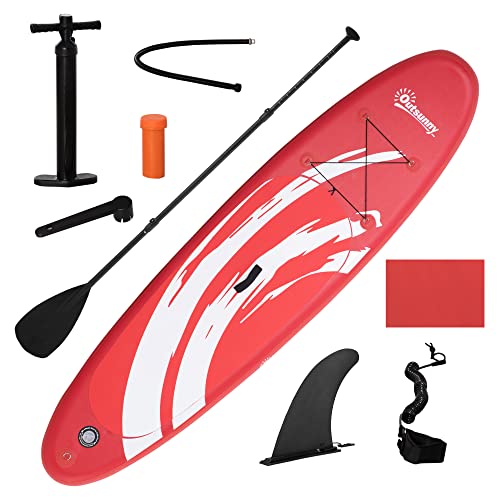 Tábuas de Paddle Hincháveis Outsunny | Alumínio Ajustável | Antiderrapante MH France - Náutica e esportes aquáticos - alumínio, antiderrapante, ajustável, resistente