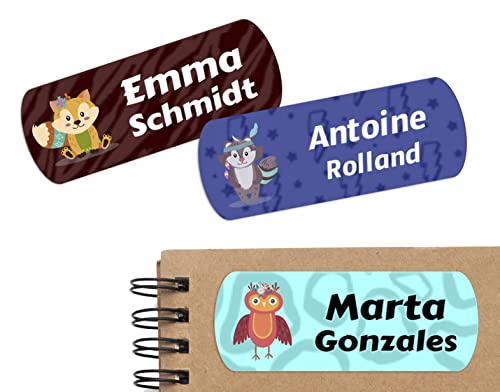 Etiqueta Autocolante para Crianças 4FOLHAS com Animais CrisPhy - Enfeites e acabamentos - autocolante, crianças, animais