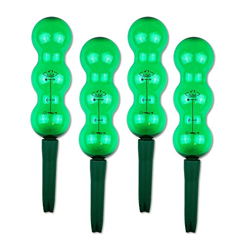 Sistema de Rega GARDEN INNOVATIONS Aquaequilibrium Garden Innovations - Globos e espetos de rega - regadio automático, 1,25l, tubo de gotejamento, estaca de rega