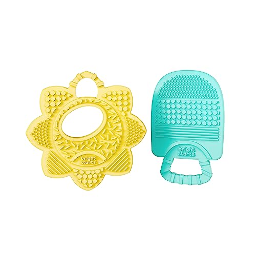 Mordedor BRIGHT STARTS Sunny Soother (0.25 kg) Kids2 - Chupetas e mordedores - relevo massajador, sem BPA, alivia gengivas, 0.25 kg
