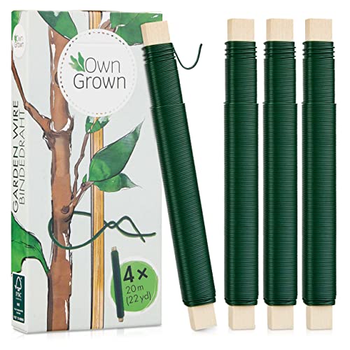 Fita para Plantas OWN GROWN (Verde - 4 x 20m) OwnGrown - Gaiolas e suportes para plantas - verde, 4 x 20m