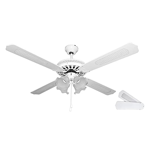Ventoinha de Teto ORBEGOZO CT 11132B (3 velocidades - 60 W) Orbegozo - Ventiladores de teto - ventoinha, teto, orbegozo, ct 11132b, 3 velocidades, iluminação