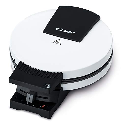 Máquina de Waffles CLOER 181 (4 Waffles - 1300 W) Cloer - Máquinas de waffle - 4 waffles, 1300 w, 20 cm, preto e branco