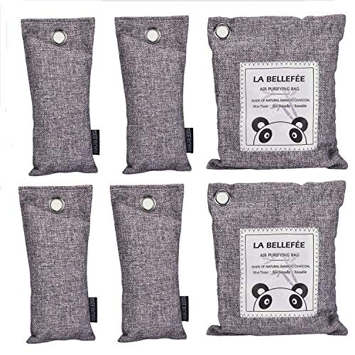 La Bellefeé 6 Packes De Sac à Purification D'air Naturel Absorbant Et Éliminateur Des Odeurs LA BELLEFÉE - Aromatizadores de ambiente - 6 pack, absorvente, eliminador de odores