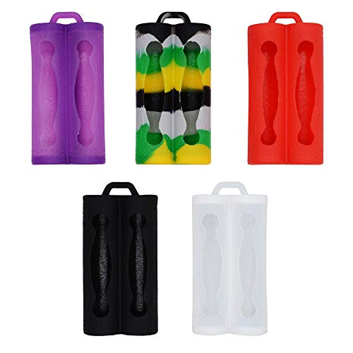 Capa Protetora de Silicone para Bateria 18650 SITAKE SITAKE - Recipientes de armazenamento doméstico - silicone, anti-deslizante, durável, anti-estático