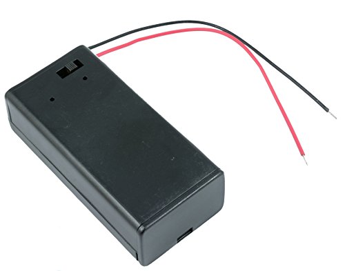 PP3 9V closed battery holder Battery case with switch Switch Electronics - Baterias - bateria, Switch, universal, 9V