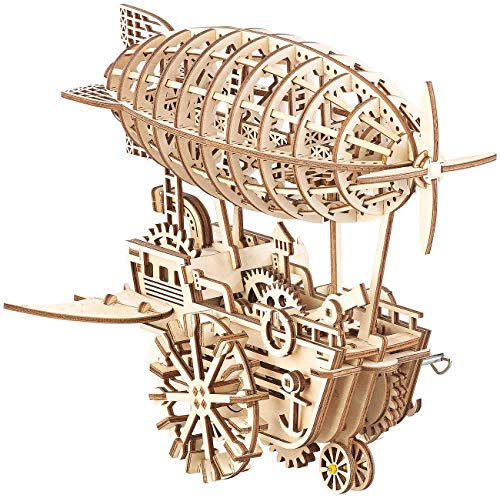 Puzzle SIMULUS PUZZLES 3D Airship (Idade Mínima: 12 Anos - 349 Peças) Simulus - Jogos - puzzle, 3D, airship, madeira, mecânico, 349 peças