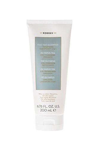 Esfoliante Facial KORRES Oxicol Emulsão Limpadora Té Do Olimpo 3 em 1 (200 ml) KORRES - Banho e corpo - esfoliante, limpeza, hidratação, regeneração