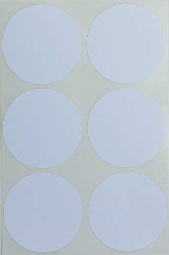 Etiqueta Autocolante Circular Branco 50Mm 5Cm 180Un Royal Green - Etiquetas e tags - etiquetas autocolantes, cores simples, organizar, rotular, 30 folhas