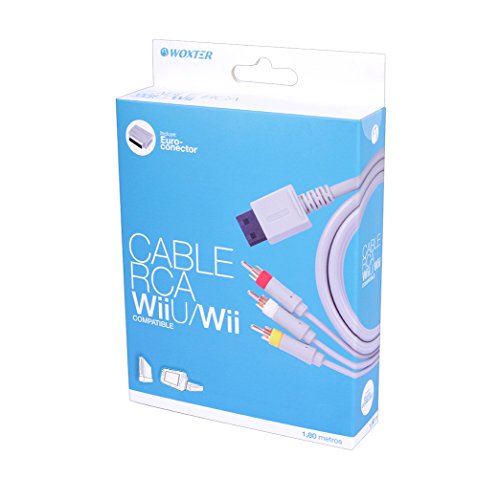 Cabo de Áudio BLADE (Wii/WiiU - 2 m - Preto) Blade Representaciones - Cabos de áudio e vídeo - 2m, RCA, scart, preto