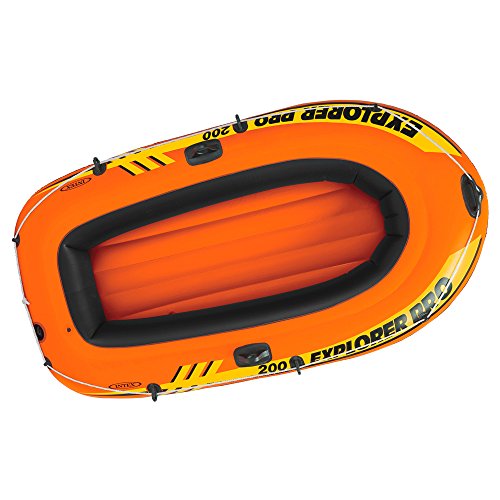 Canueta INTEX Explorer Pro (Polietileno - Laranja) INTEX - Barcos a remos - polietileno, laranja, alta qualidade
