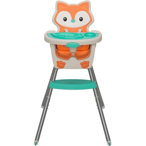 Cadeira de Refeição Infantino 4 em 1 | Laranja INFANTINO - Cadeiras altas e assentos elevatórios - 4 em 1, laranja, espuma, PU, 3,6 kg