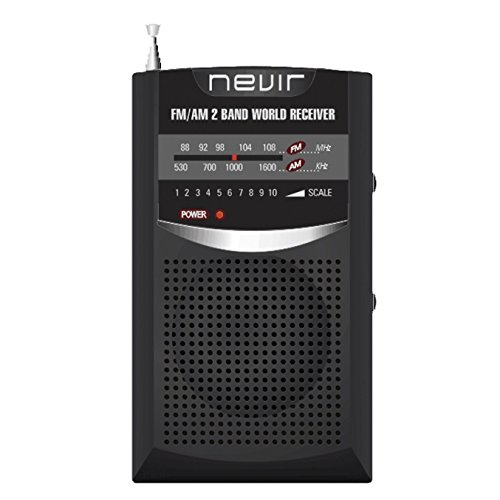Rádio Portátil NEVIR NVR-136 Preto (Preto - Digital - FM/AM) Nevir - Áudio - portátil, digital, fm/am, altavoz