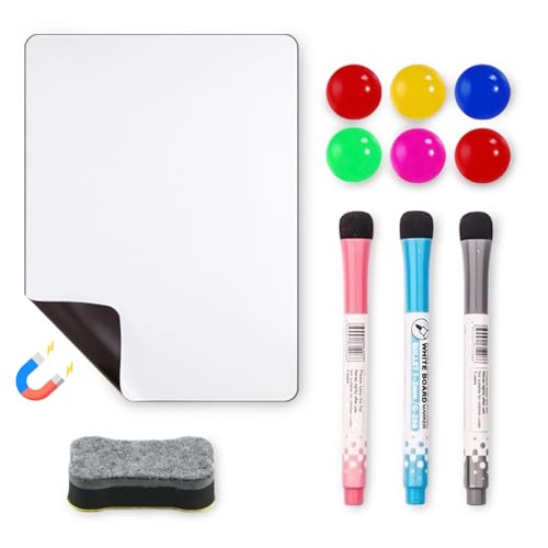 Quadro Branco Magnético Nevera A4 com 3 Marcadores aweskmod - Quadros brancos de apagar a seco - magnético, a4, 3 marcadores