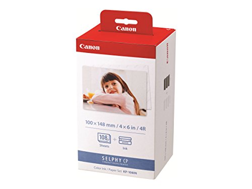 Papel para impressão CANON Kp-108In 150g/m² Canon - Cartuchos de toner e jato de tinta - canon, kp-108in, 150g/m²