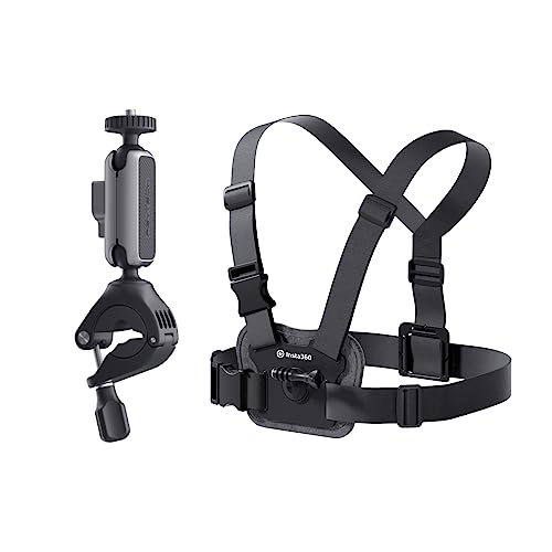 Pack de Acessórios para Action Cam INSTA360 One (X3) Insta360 - Auto-falantes veiculares - suporte bicicleta, alça pulso, suporte pescoço