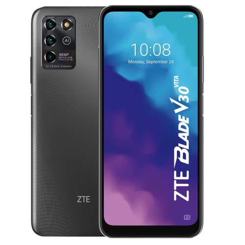 Smartphone ZTE Blade V30 Vita (6.82'' - 4 GB - 128 GB - Cinzento) ZTE - Telemóveis - 6.82 polegadas, 4 gb ram, 128 GB, android