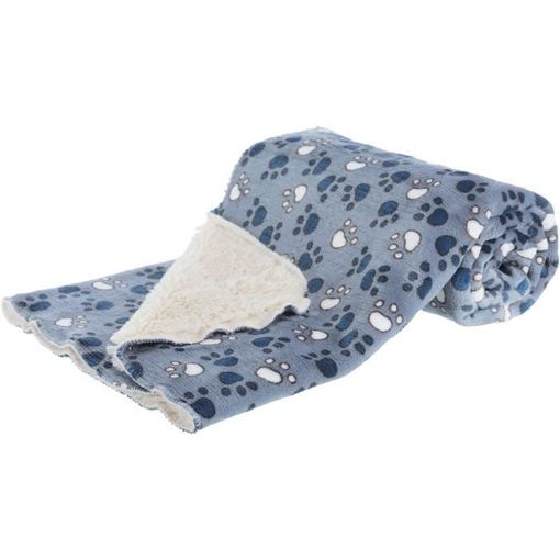 Manta para Cães TRIXIE 37150 Azul e Branco TRIXIE - Cobertores - cão, manta, azul, branco, tamanho