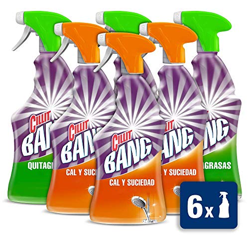 Spray de limpeza e brilho para banho e cozinha CILIT BANG CILLIT - Limpadores de banheira e azulejo - limpeza, brilho, banho, cozinha