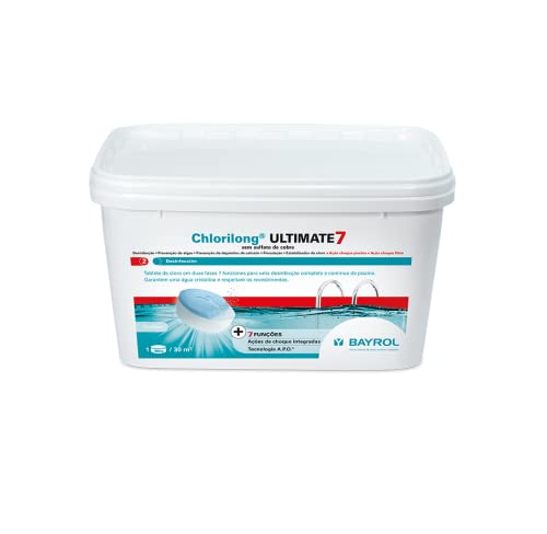 Tabletas para Piscina BAYROL Chlorilong Ultimate (4.8 kg) BAYROL - Downloads de música digital - multifuncional, desinfecção, 300 g, piscina