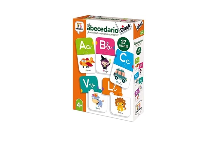 Livro Yo Aprendo El Abecedario de Mabel D'Amico (Espanhol) Diset - Brinquedos - abecedário, letras, sonidos, personagens