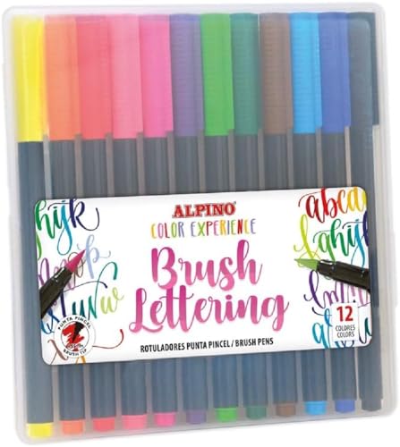 Conjunto de Canetas de Feltro ALPINO Color Experience Alpino - Marcadores e marcadores de texto - feltro, 12 canetas, tinta à base de água, cores vivas