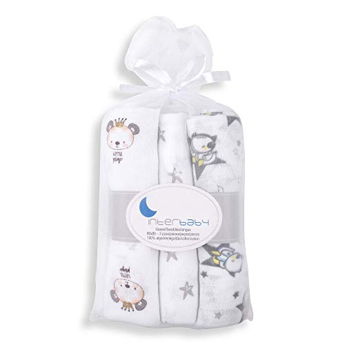Fraldas INTERBABY (80 x 80 cm) (Recondicionado Como Novo) Interbaby - Fraldas - fraldas, interbaby, 80x80 cm, recondicionado