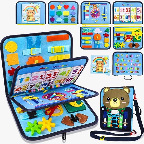 Jogo Didático GONTECE Busy Board (Idade Mínima: 1) Gontence - Brinquedos - coordenação motora, imaginação, concentração, crianças