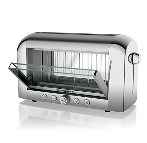 Torradeira MAGIMIX 11538 (1450 W - 2 fatias) Magimix - Eletrodomésticos de cozinha - 2 fatias, 1450 W, centralização automática, 8 posições