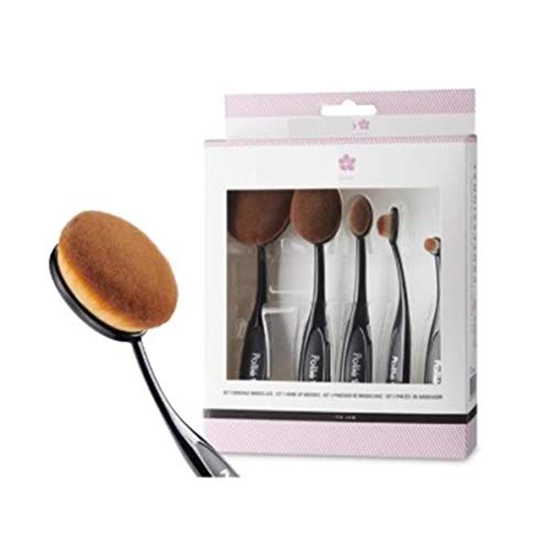 Conjunto de 5 Pincéis de Maquilhagem EUROSTIL Eurostil - Ferramentas de Maquiagem - 5 pincéis, borracha, flexível, maquilhagem
