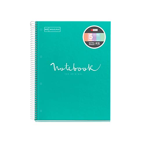 Caderno e Bloco de Notas Miquelrius 04-0010 Miquel Rius - Cadernos e bloco de notas - a4, 120 folhas, microperfuradas, 90g/m2