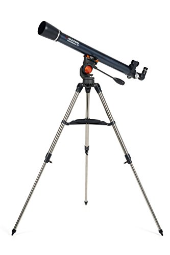 Telescópio CELESTRON AstroMaster 70AZ (Azul - Alumínio) Celestron - Telescópios - telescópio, astromaster, azul, alumínio