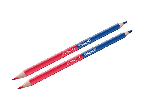 Lápis de Cor PELIKAN 800119 Azul e Vermelho Pelikan - Lápis - pelikan, azul, vermelho