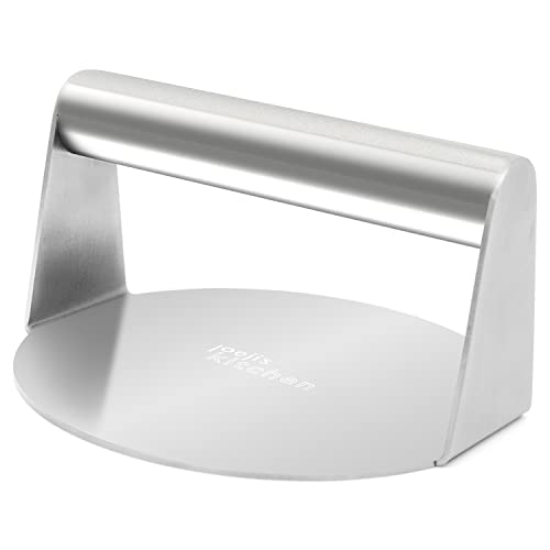 Forma para Hamburguerias com Alça de Aço Inoxidável 14 Cm joeji's Kitchen - Utensílios de Cozinha - hamburguerias, aço inoxidável, 14 cm