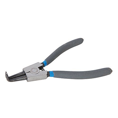 Silverline 753000 Alicate Curvo para Anéis de Retenção Exterior 180 Mm Silverline - Alicates - aço alveolado, 180 mm, inversos, manípulos PVC
