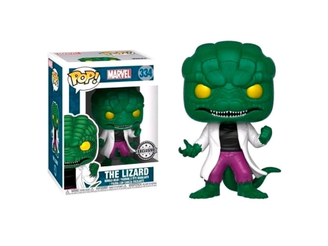 Figura FUNKO Pop! Marvel: Lizard - (Exclusivo) Funko - Brinquedos - vinil, marvel, lizard, 9cm