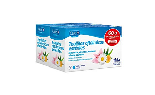Toalhitas para Olhos CARE+ (60 Unidades) Stada - Muda fraldas - olhos, 60 unidades