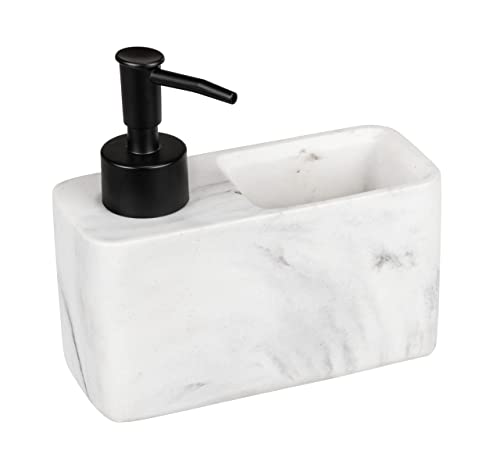 Dispensador de Sabonete WENKO 22022100 (Branco) Wenko - Dosadores de sabão e loção - 150 ml, resina plástica, abs, design moderno