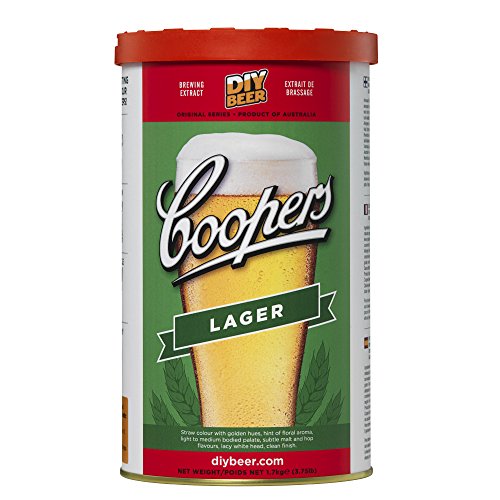 Coopers Australian Lager 40 Pint 1.7Kg Home Brew Beer Kit Coopers - Kits de fabricação de cerveja e vinho em casa - coopers, australian lager, 40 pint, home brew, beer kit
