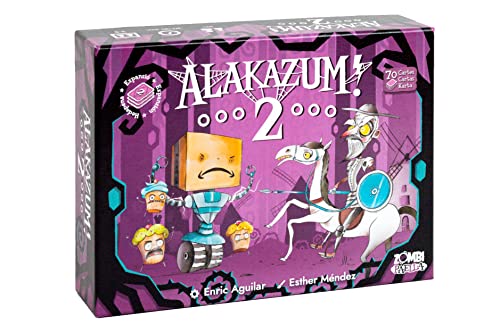Jogo de tabuleiro ASMODEE Alazazum (10 anos) Zombi Paella - Livros - expansão, 70 cartas, novo modo, nova cultura