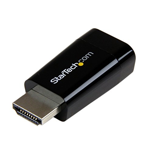 Adaptador de cabo de vídeo StarTech.com HD2VGAMICRO Mini DisplayPort HDMI Preto STARTECH - Acessórios de computador - hdmi, vga, mini displayport, micro-hdmi