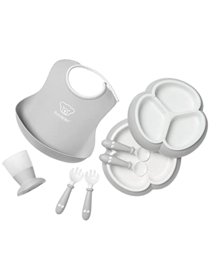 Conjunto de Talheres BABYBJORN (Cinzento) BabyBjörn - Jogos de jantar - talheres, conjunto, cinzento