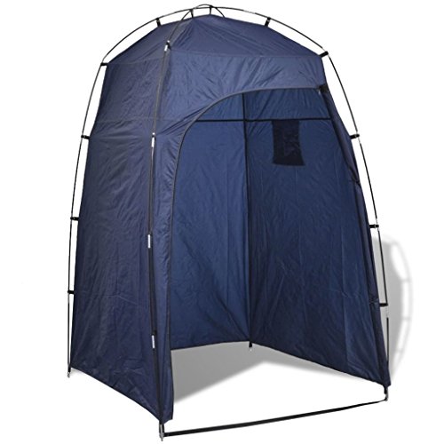 Tenda para Casa de Banho/Campinga vidaXL 120x150cm Azul vidaXL - Barracas - 120x150cm, azul, casa de banho, camping