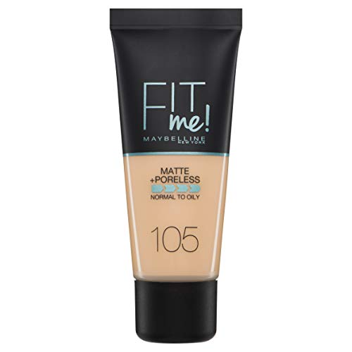 Base MAYBELLINE Fit Me Matte & Poreless 105 Natural Ivory MAYBELLINE - Maquiagem facial - matte, poreless, natural ivory, unisex