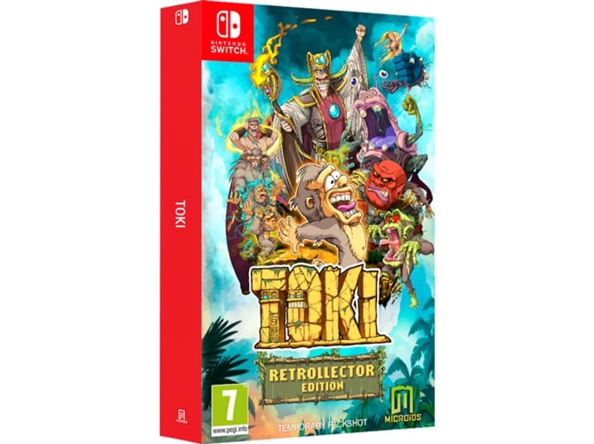 Capa Nintendo Switch Retrolector Edition (Nintendo Switch) JUST FOR GAMES - Software de jogos de vídeo - madeira, proteção, pega exclusiva, litografias exclusivas